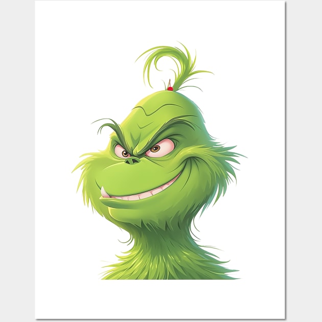 grinch Wall Art by piratesnow